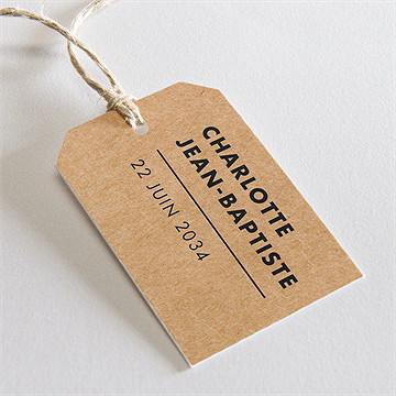 Etiquette mariage so kraft