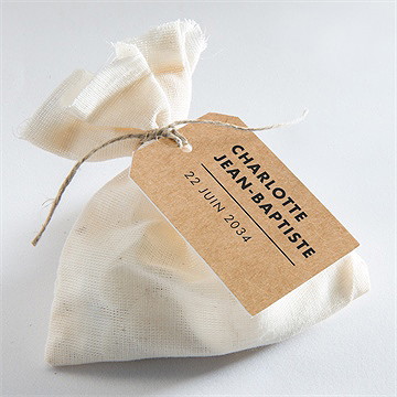 Etiquette mariage so kraft - Mise en situation