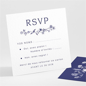 Carton réponse mariage atmosphère