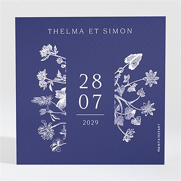 Carton réponse mariage atmosphère - Dos du carton