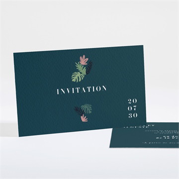 Carton d'invitation mariage champêtre design