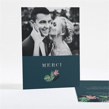 Remerciement mariage champêtre design