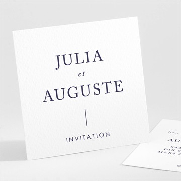 Carton d'invitation mariage mon coeur