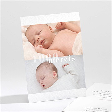 Remerciement naissance nos beaux jumeaux