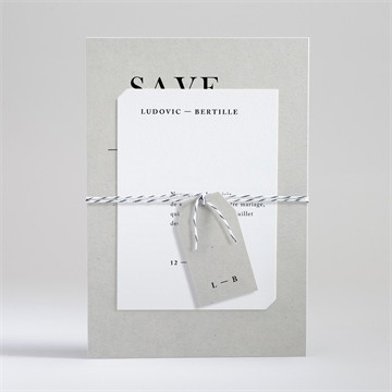 Faire-part mariage texture marbrée