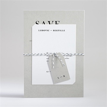 Faire-part mariage texture marbrée