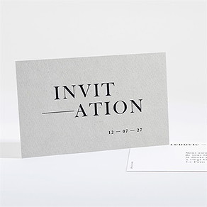 Carton d'invitation mariage texture marbrée