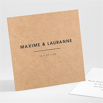 Carton d'invitation mariage amour !