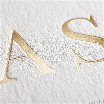 Faire-part mariage graphique - Détail du faire-part