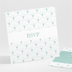 Carton réponse mariage graphique