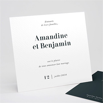 Faire-part mariage forever