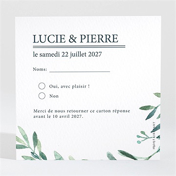 Carton réponse mariage emotion