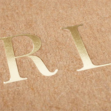 Faire-part mariage belle nouvelle - marquage à chaud OR