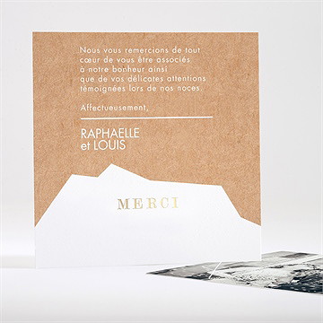 Remerciement mariage belle nouvelle