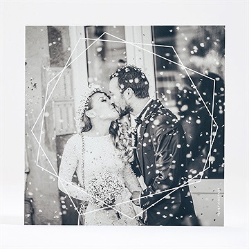 Remerciement mariage belle nouvelle - Dos de la carte