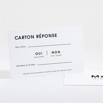 Carton réponse mariage love direction