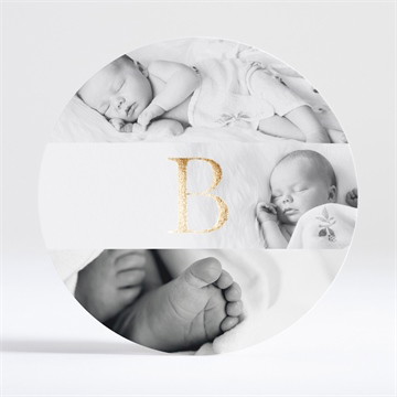 Faire-part naissance tout en rondeur