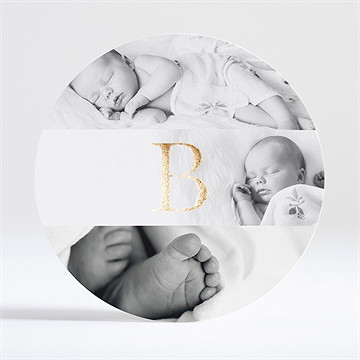 Faire-part naissance tout en rondeur