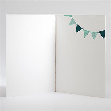 Livret de messe baptême farandole de kraft - Intérieur du livret