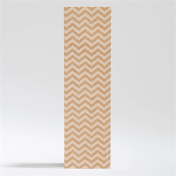 Signet baptême kraft banderole - Dos du signet