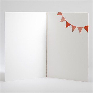 Livret de messe baptême kraft banderole - Intérieur du livret