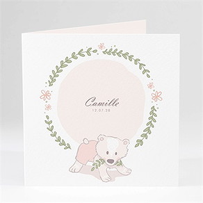 Faire-part naissance mon nounours