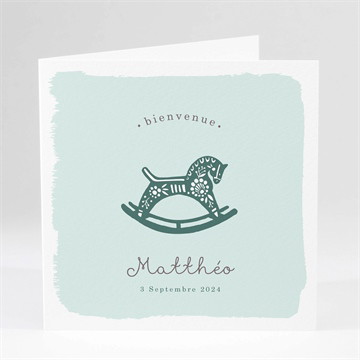 Faire-part naissance petit canasson