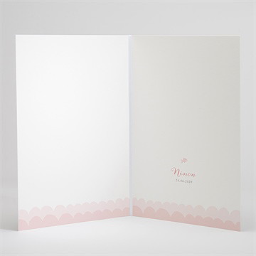 Livret de messe baptême forme originale - Intérieur du livret