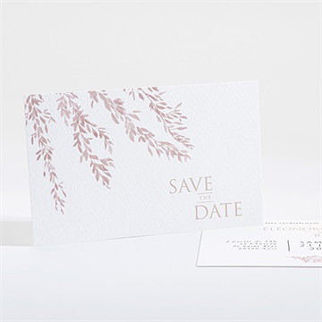 Carton d'invitation mariage sous le saule