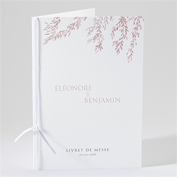 Livret de messe mariage sous le saule