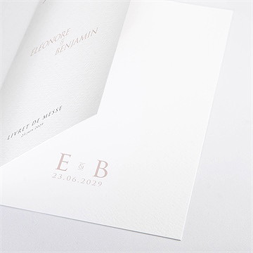 Livret de messe mariage sous le saule - Détails du livret