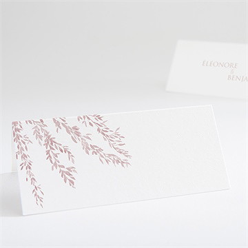 Marque-place mariage sous le saule