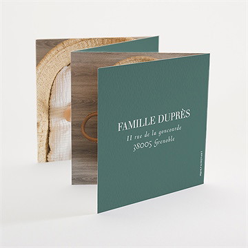 Faire-part naissance petit amour - Dos du faire-part