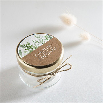 Sticker mariage feuillage d'été - Mise en situation