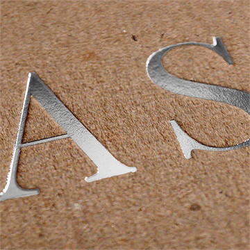 Faire-part mariage fougères - Détail du faire-part