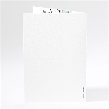 Menu mariage explosion - Dos du menu