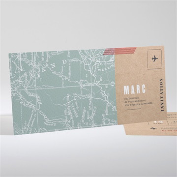 Carte invitation départ à la retraite nouvelles frontières