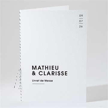 Livret de messe mariage love direction