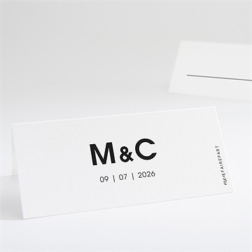 Marque-place mariage love direction