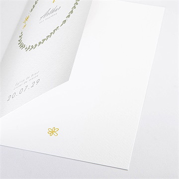 Livret de messe baptême annonce en rondeur ! - Détail du livret