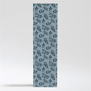 Signet baptême fleurs en gravure - Dos du signet