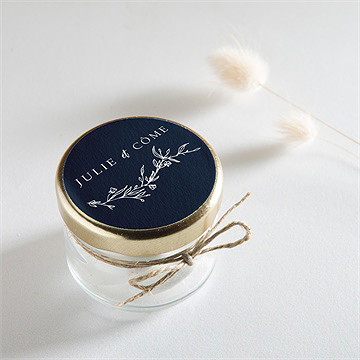 Sticker mariage bleu minéral - Mise en situation