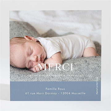 Remerciement naissance moderne et tendance