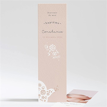 Signet baptême profil de colombe