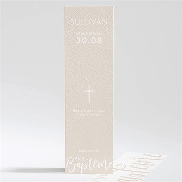 Signet baptême lettre de cuivre