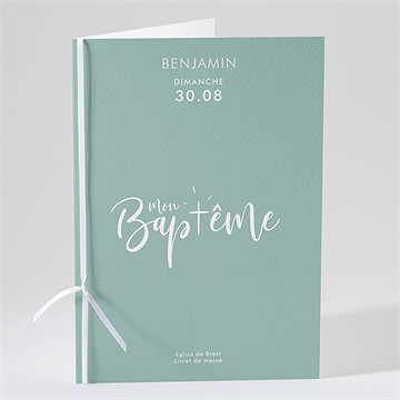 Livret de messe baptême jeu de mots