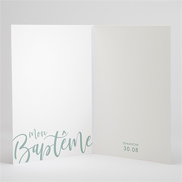 Livret de messe baptême jeu de mots - Intérieur du livret