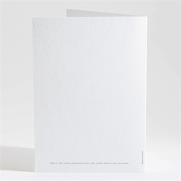 Livret de messe baptême jeu de mots - Dos du livret