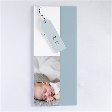 Faire-part de baptême paix et joie ! - Faire-part assemblé