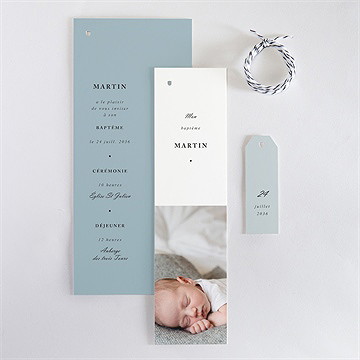 Faire-part de baptême paix et joie ! - Vue d'ensemble